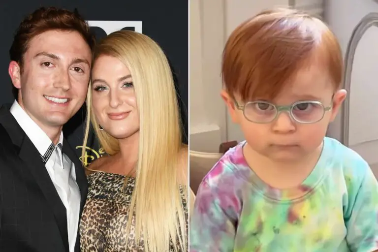 Why Does Meghan Trainor'S Son Wear Glasses?